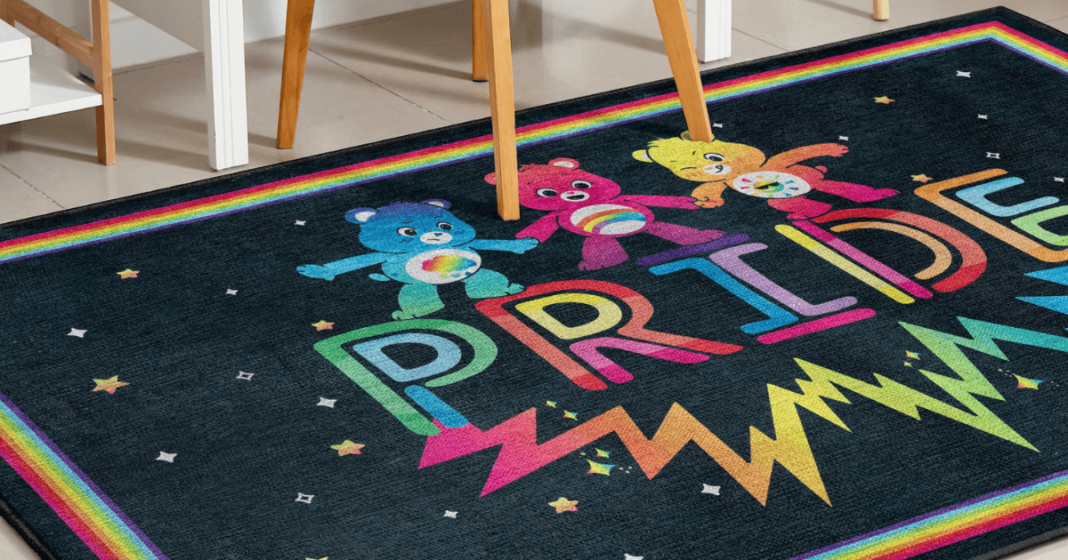 Care Bears and Well Woven Collaborate on New Collection of Washable Rugs image