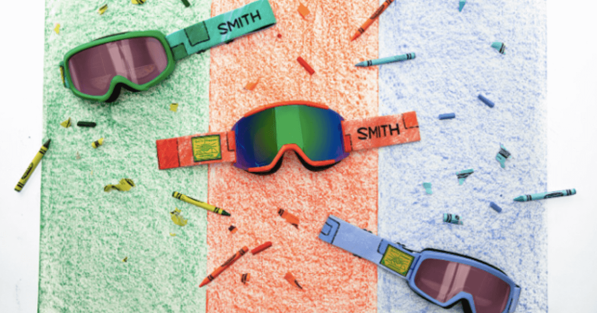 Smith Celebrates the Sport of Play with Crayola and Snow Goggles image