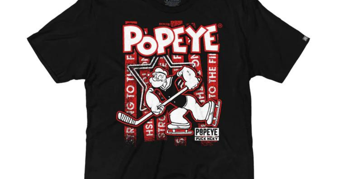Popeye and Puck HCKY Release Hockey-Themed Streetwear Collection image