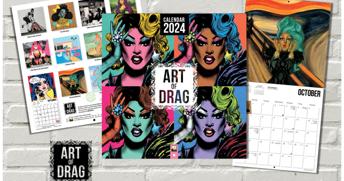 Flame Tree Publishing glams up – with Art of Drag from The London Studio image