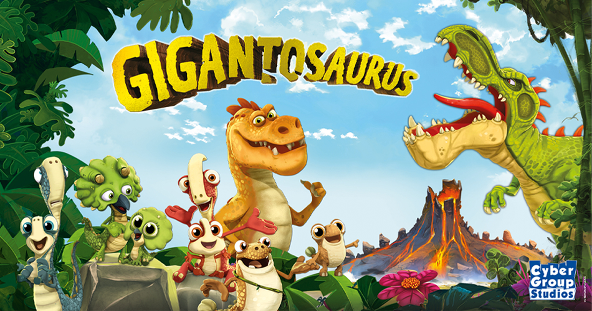 Gigantosaurus Toy Line, Created by United Smile, Launches in Italy Under Grandi Giochi Brand image