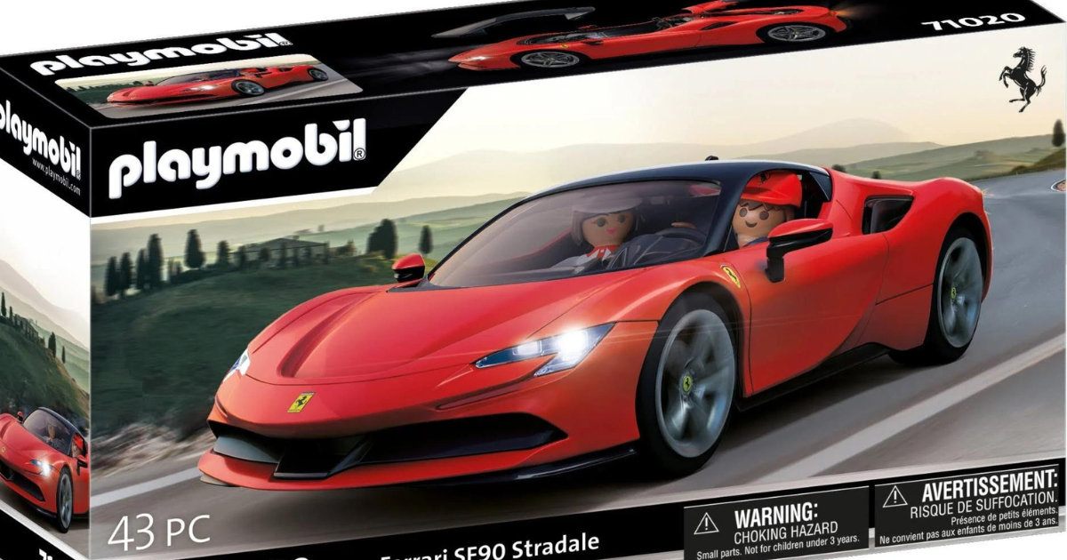 Playmobil - Night-time driving in this car is like a dream come true. # ferrari #PLAYMOBIL #FerrariSD90Stradale