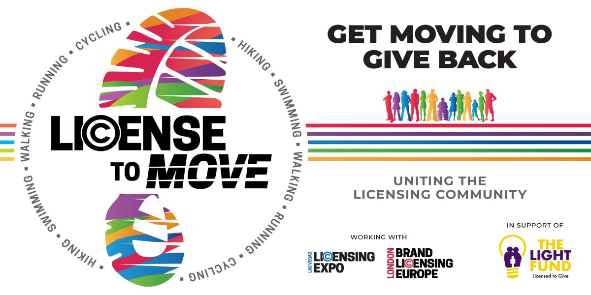 Licensing Industry Unites to Launch License to Move Wellness Initiative to Get Everyone Moving and Raise Valuable Funds for The Light Fund image