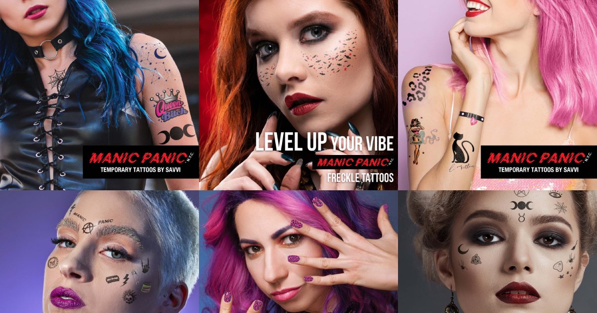 Manic Panic Launches Temporary Tattoo Line with Savvi image