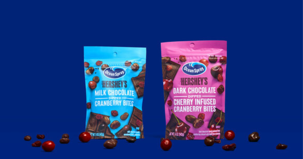 Ocean Spray and Hershey Launch a Sweet New Partnership image