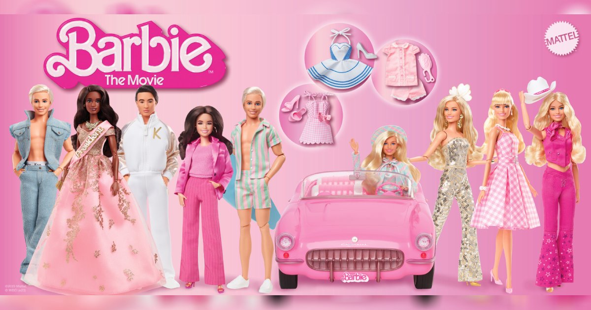 Barbie the Movie Fashion Pack With three Iconic Film Outfits And Accessories