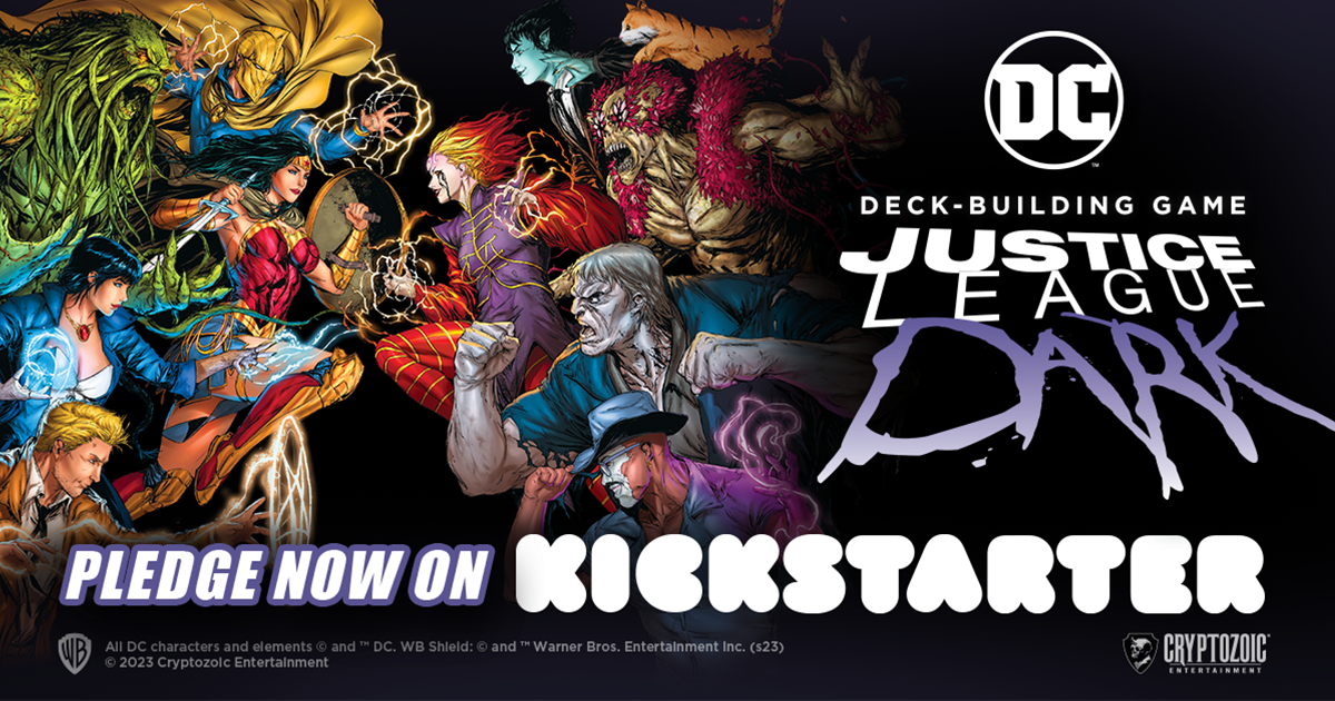 Cryptozoic, Warner Bros. Discovery Global Consumer Products, and DC Announce Kickstarter for DC Deck-Building Game: Justice League Dark image