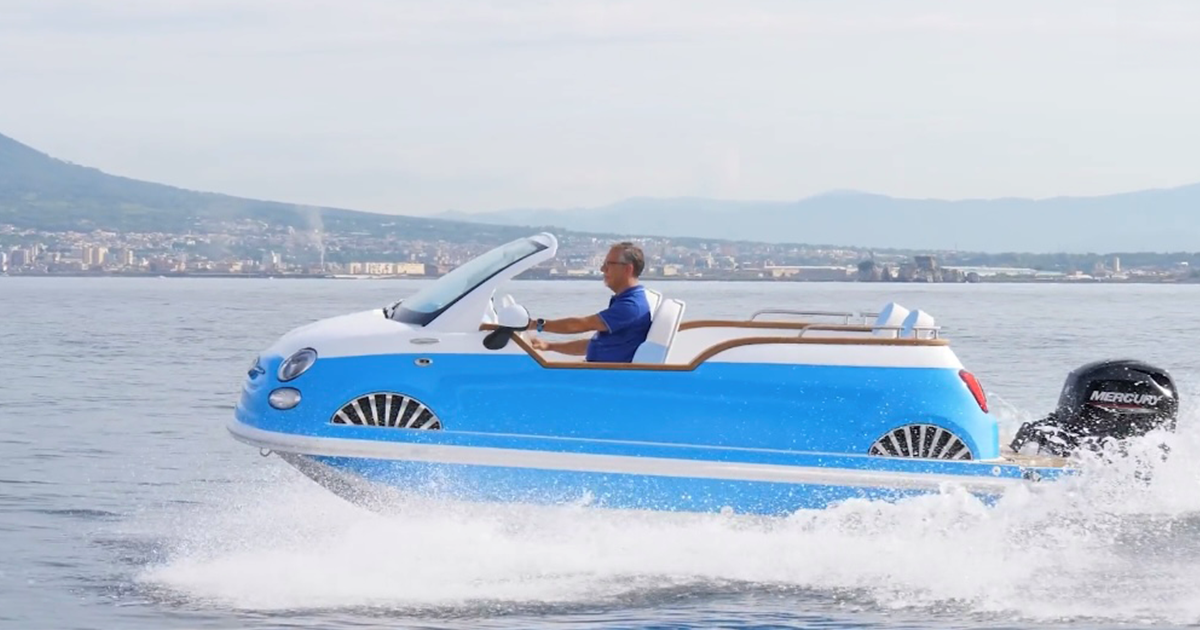 From Land to Sea: Stellantis Launches Fiat 500 Boat image