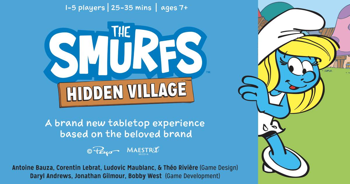 Maestro Media to Launch New Tabletop Game Based on The Smurfs, In Partnership with IP Owner IMPS/LAFIG image