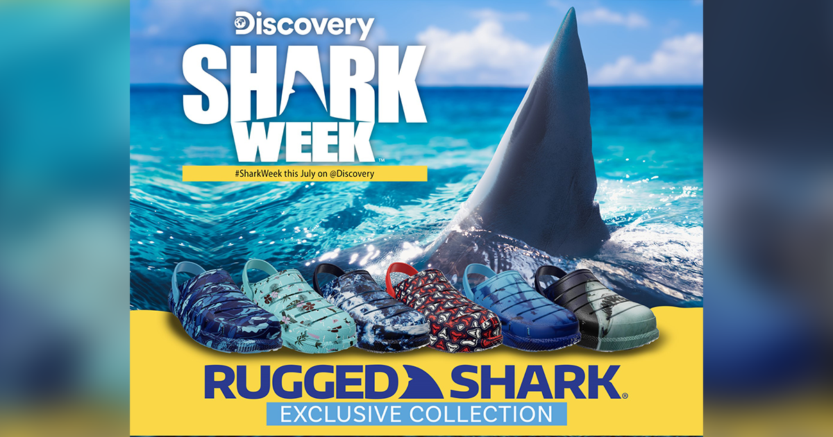 Step Into the Excitement of Shark Week with the Shark Week X Rugged Shark Footwear Collection image