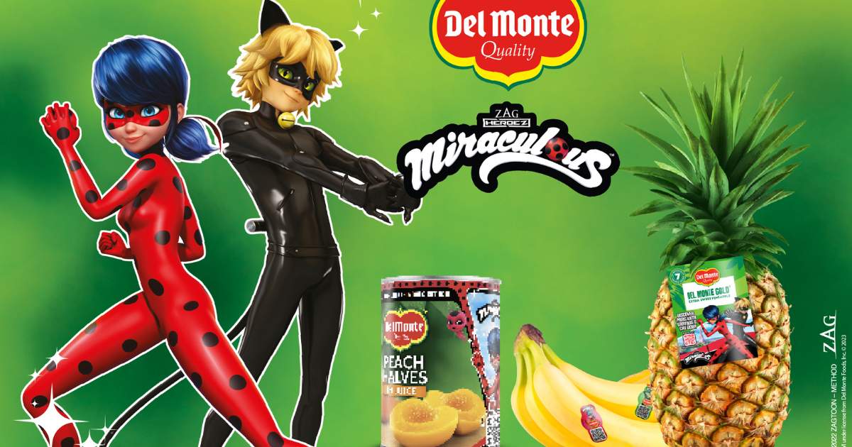 Fresh Del Monte and ZAG Heroez Miraculous Join Forces to Bring  Summer Fun to Shoppers and Fans Across Europe with Contests,  Digital Activities, and POS Activations image