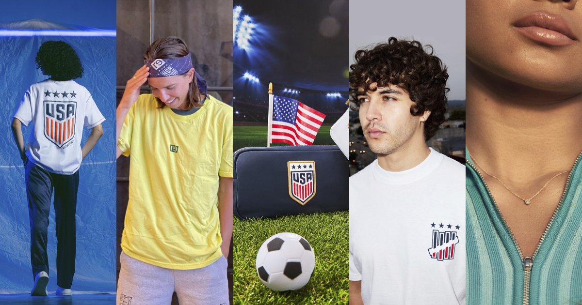 U.S. Women’s National Team Announces Collaborations with Five Unique Brands to Create Limited Edition Apparel and Accessories Ahead of FIFA Women’s World Cup 2023 image