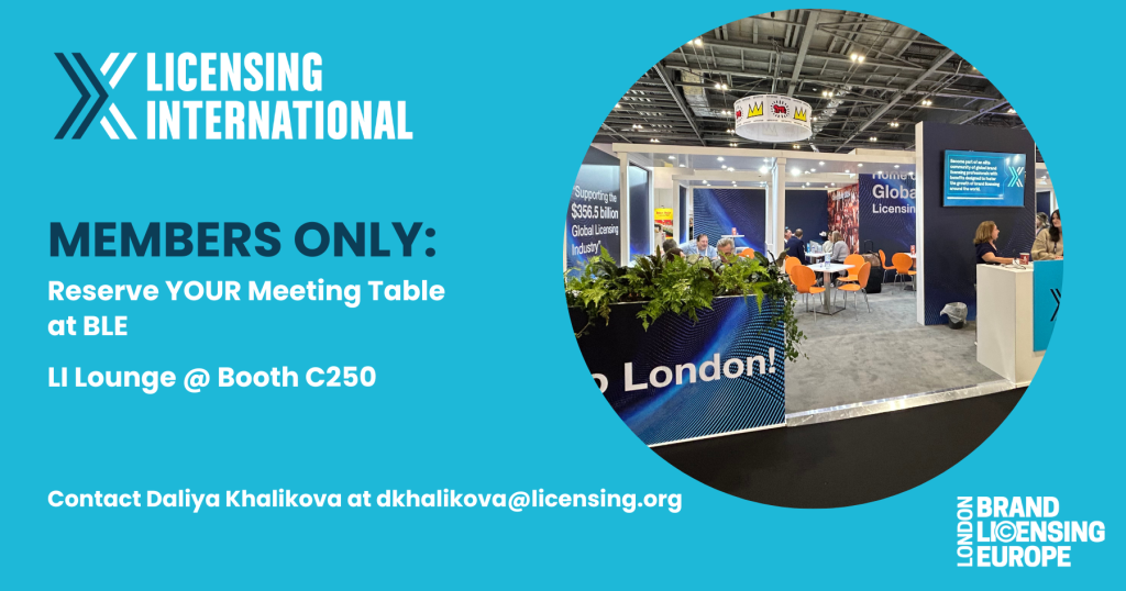 LI Lounge at Brand Licensing Europe event image