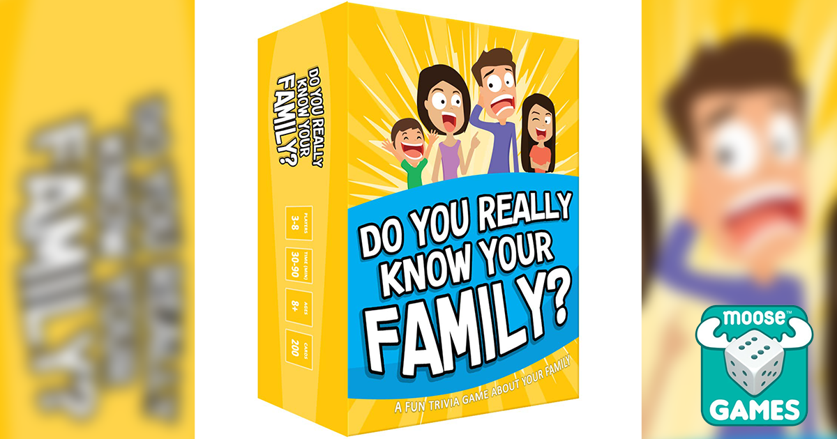 Moose Games Secures Licensing and Global Distribution Rights for Do You Really Know Your Family? image
