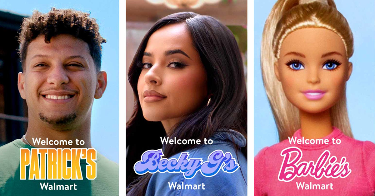 Patrick Mahomes, Becky G and Barbie Inspire New Ways to Shop Their Favorite Products at Walmart image