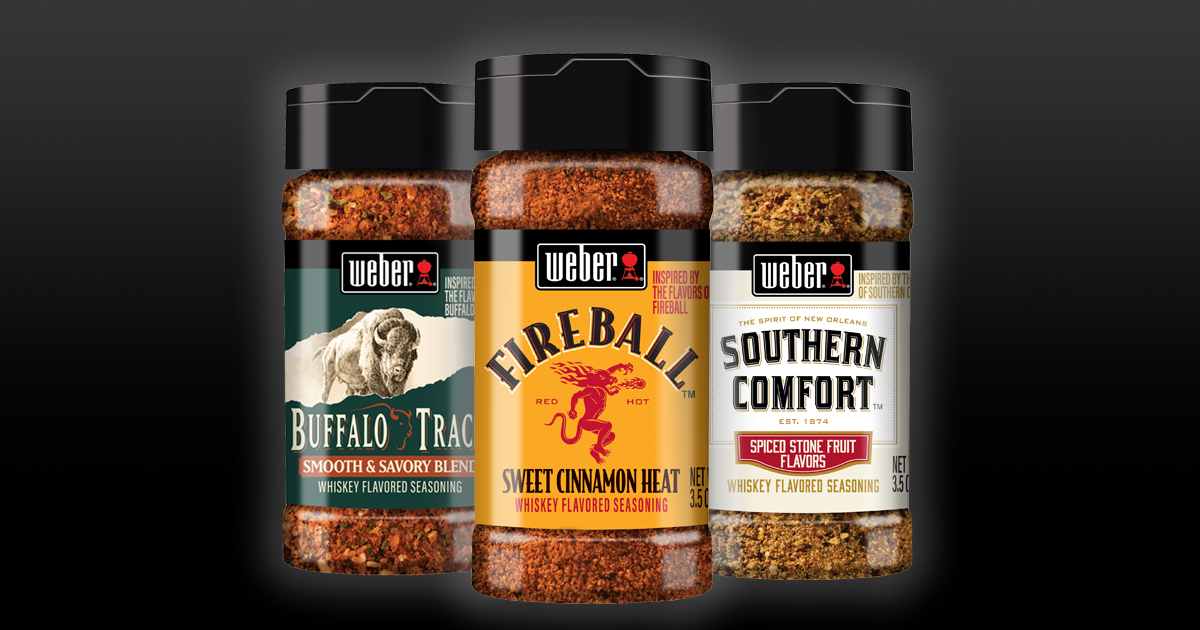 Flavors From the Bar to the Grill: Fireball™, Buffalo Trace™ and Southern Comfort™-Inspired Seasonings Set to Launch This Month image