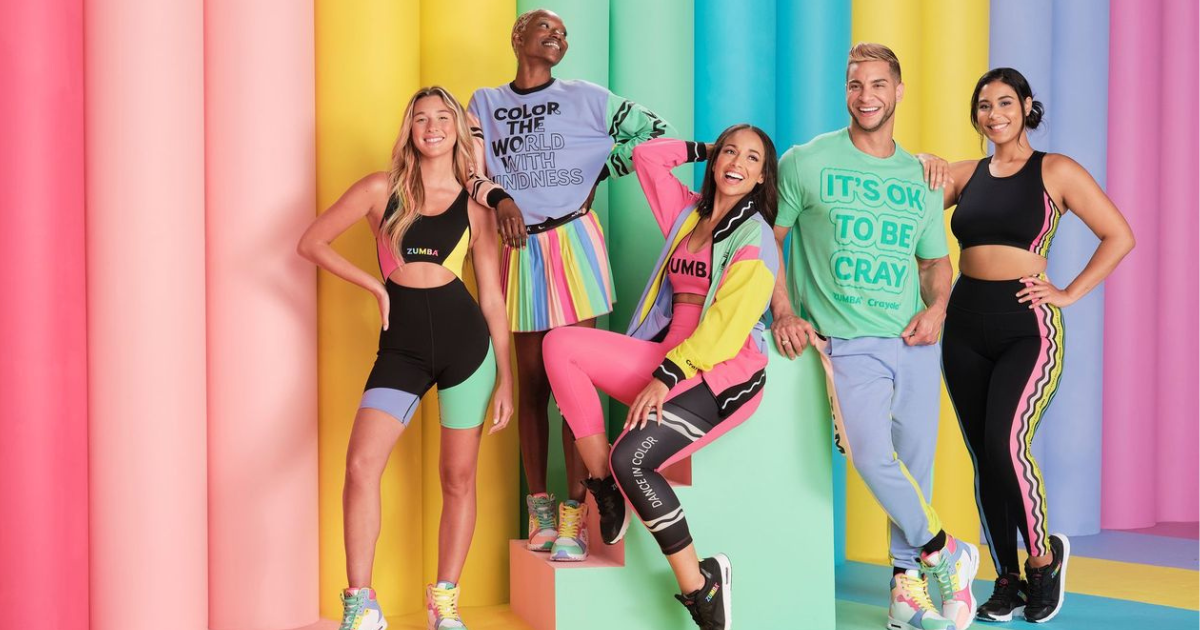 Zumba  and Crayola Partner to Launch “Colors of Kindness” Apparel Collection image