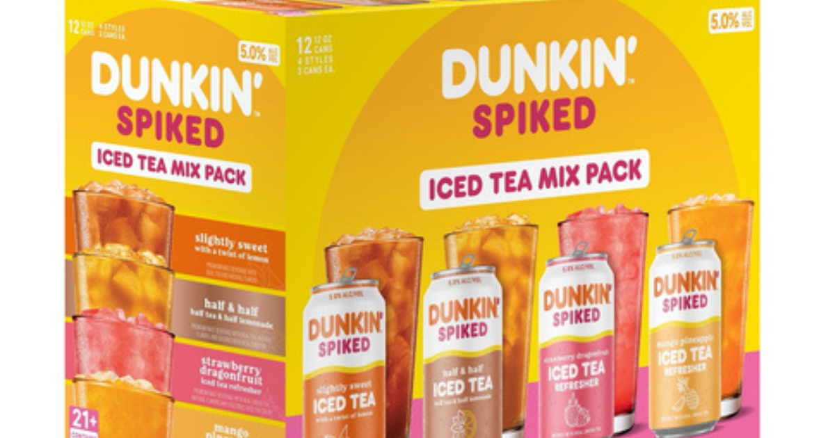 Dunkin, Harpoon Brewery Introduce Spiked Ice Coffee and Iced Tea image