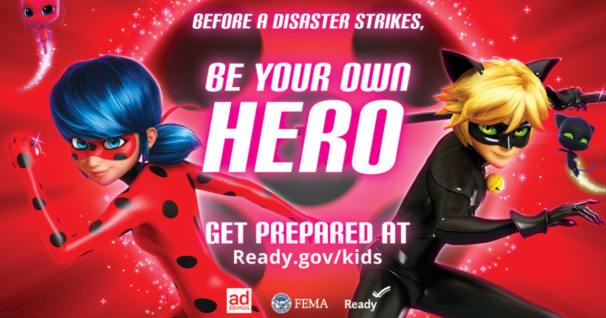 FEMA + Ad Council Partner with the Miraculous Brand for Nationwide Emergency Preparedness Initiative image