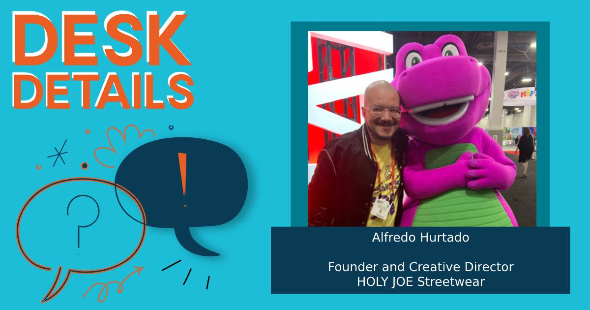 Desk Details: Alfredo Hurtado, Founder and Creative Director at HOLY JOE Streetwear image