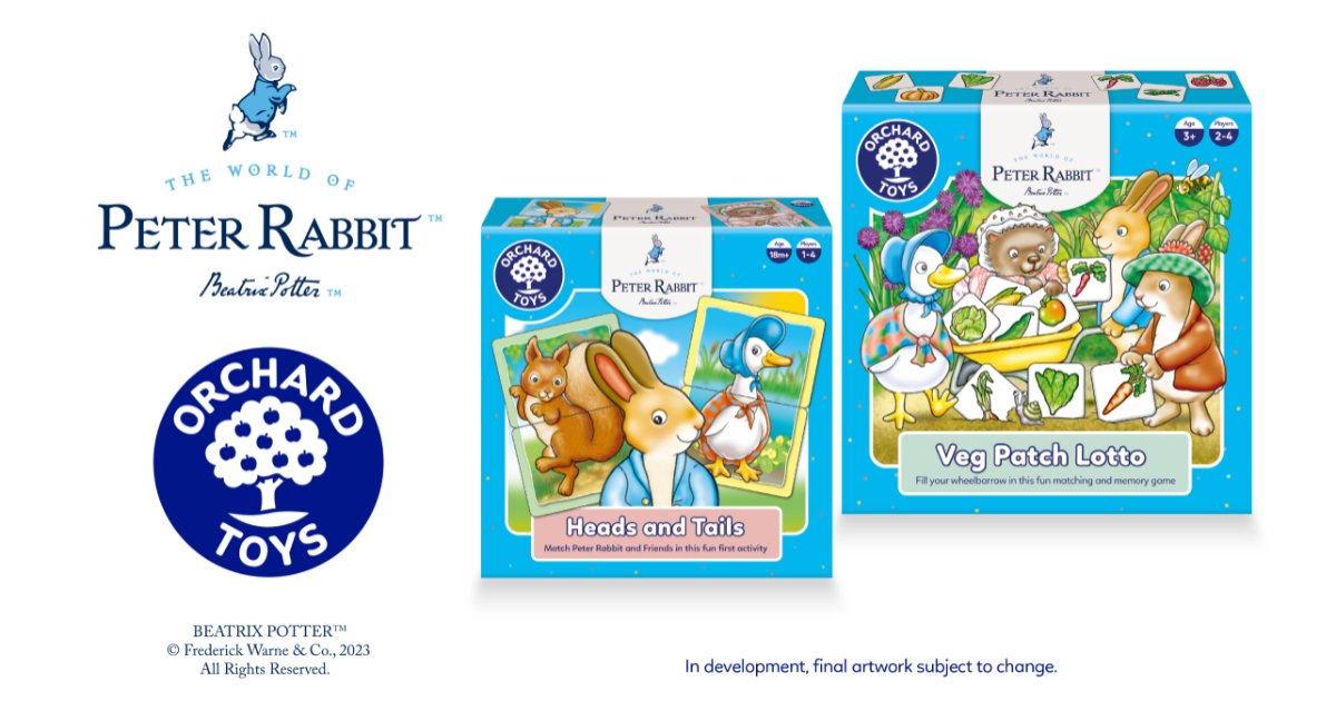 Penguin Ventures and Orchard Toys Launch New Peter Rabbit Range image