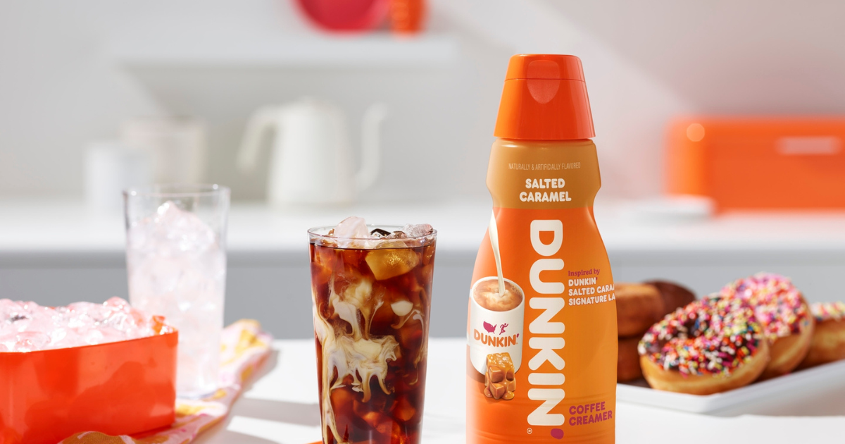 Dunkin Introduces New Salted Caramel Creamer in Licensing Deal with Danone image