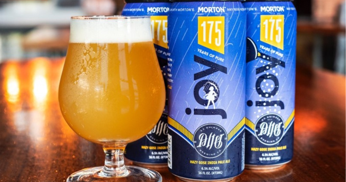 Morton Salt and Alter Brewing Toast to 175 Years of “Pure Joy” Launching a Limited-Edition Morton Beer image