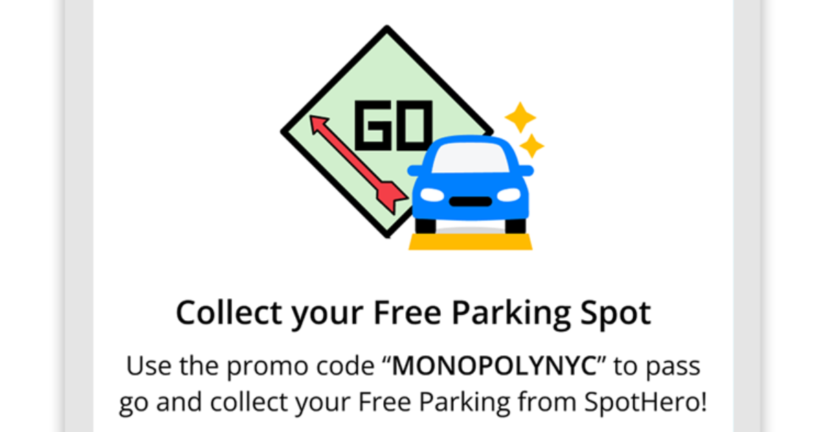 Hasbro and Monopoly Offer Free Parking for Black Friday Shoppers in Five Major Metropolitan Cities Across the U.S. in Partnership with SpotHero image