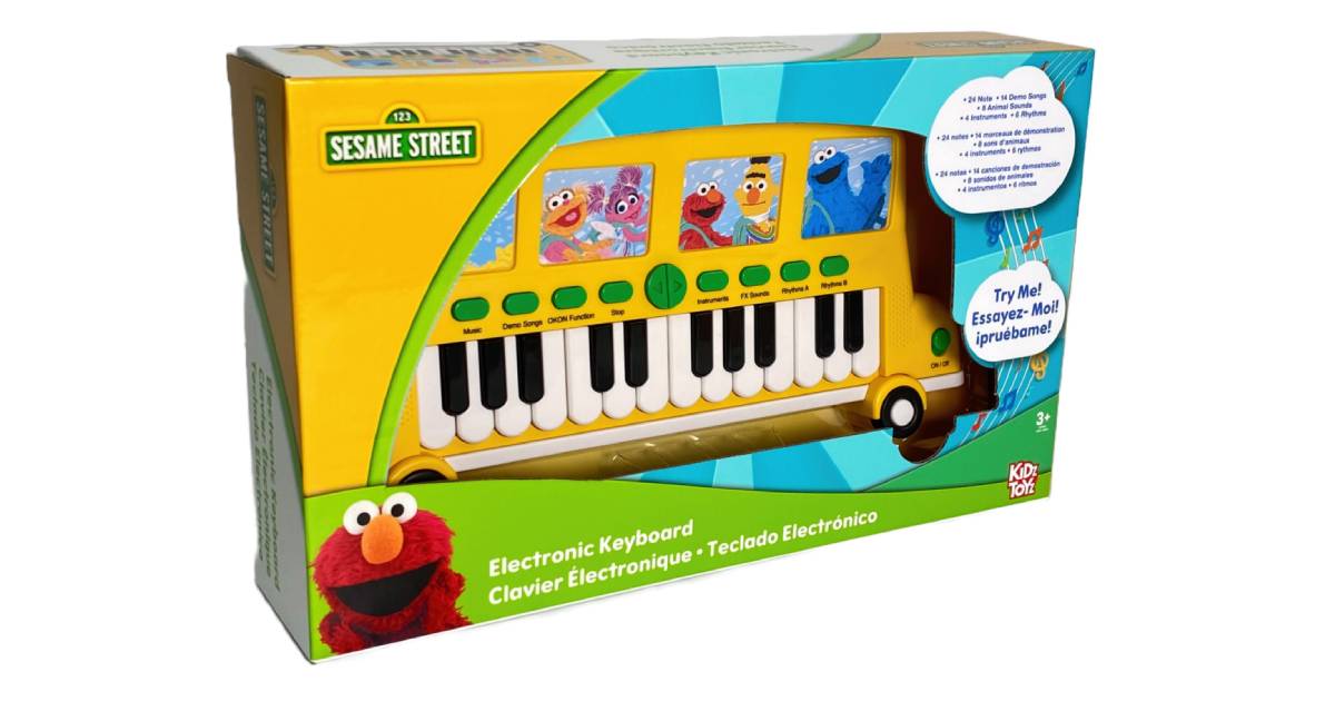 Kidz Toyz Introduces New Musical Instrument Line Featuring Beloved Sesame Street Characters image