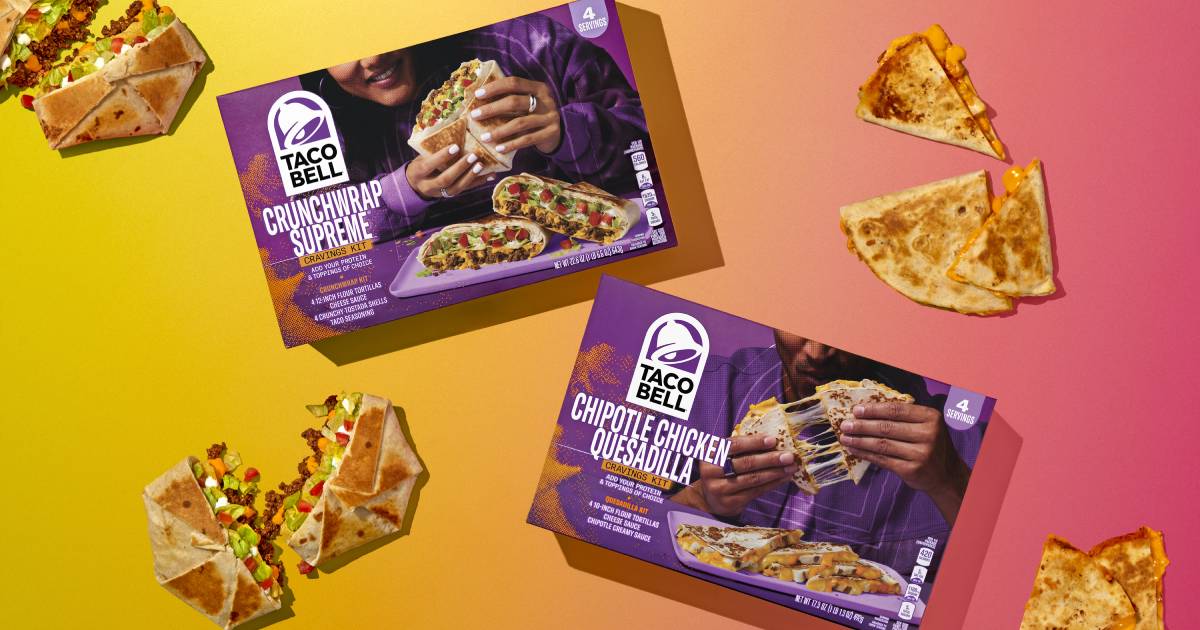 For the First Time Ever, Fans Can Make a Taco Bell-Approved Crunchwrap Supreme and Chipotle Chicken Quesadilla at Home image