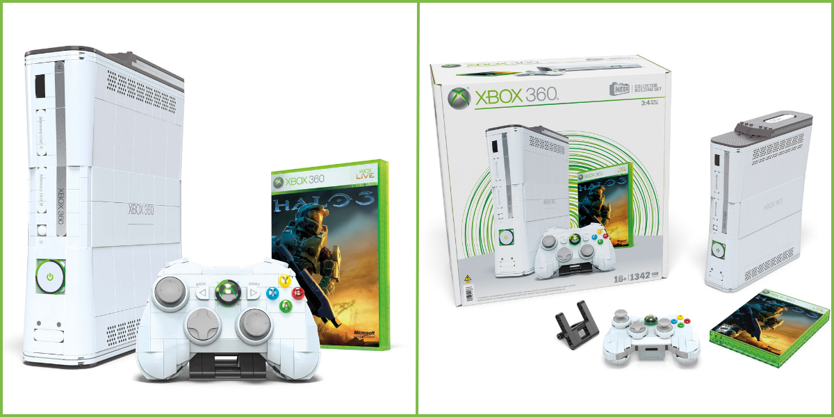 MEGA™ Celebrates Gaming Greatness with the Microsoft Xbox 360 Collector Building Set! image