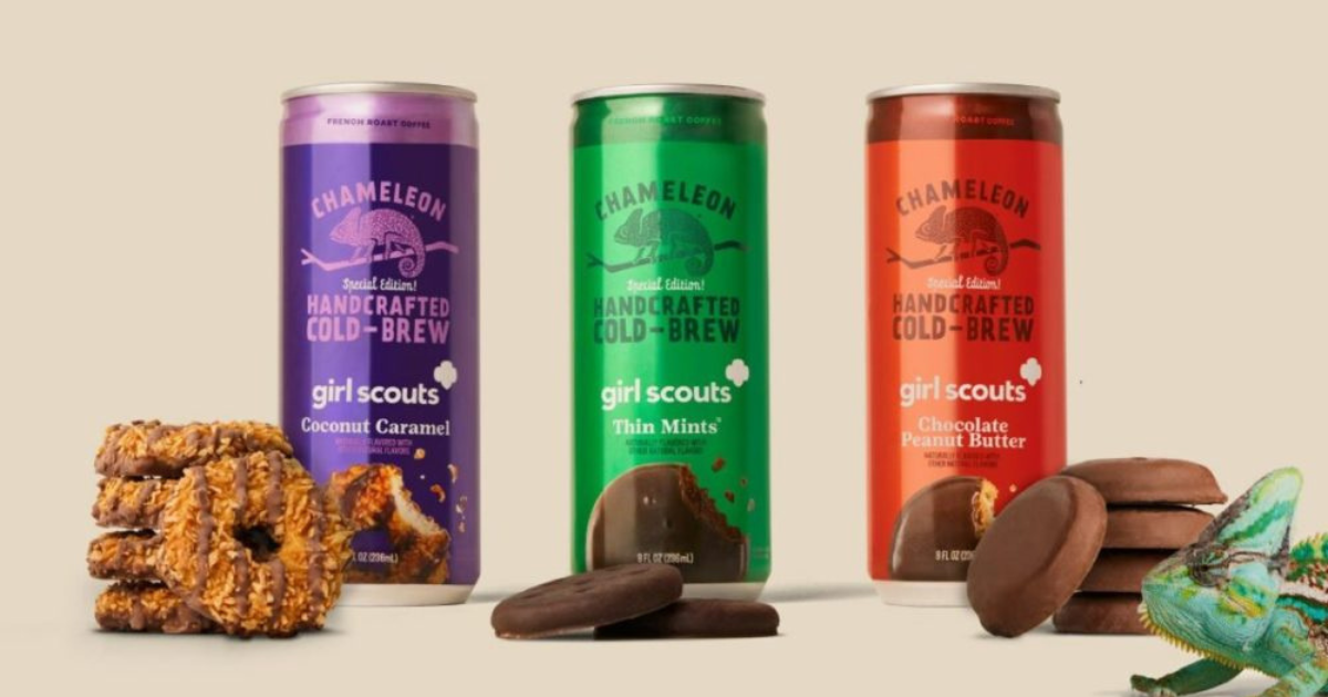 Chameleon Organic Coffee Launches Girl Scout Cookie-Inspired Flavors image
