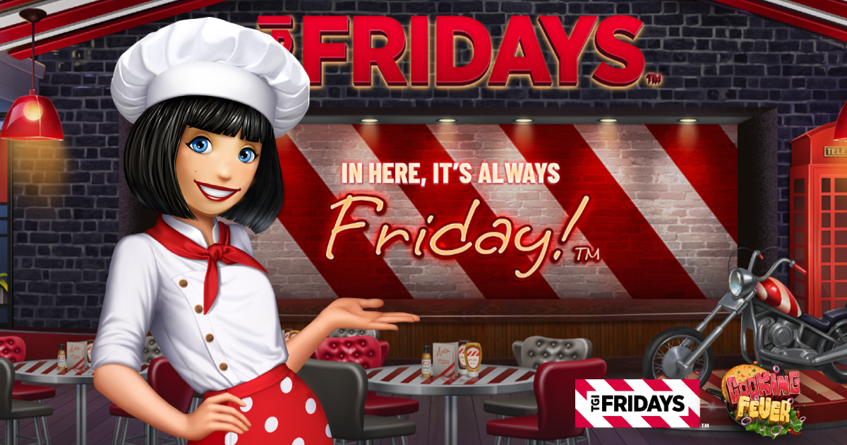 Nordcurrent Partners with TGI Fridays to Bring the Iconic Restaurant Franchise Into its Mobile Game Cooking Fever image