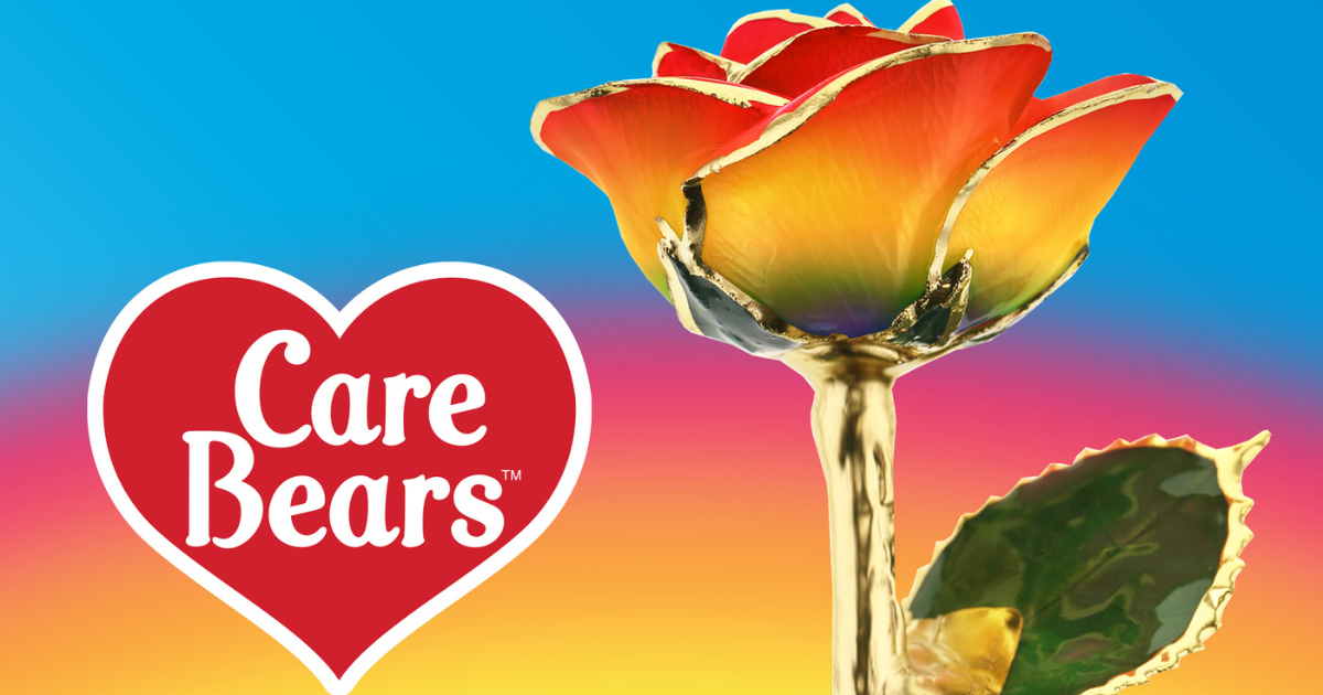 Steven Singer Jewelers, Cloudco Entertainment, and Born to License Announce Launch of New Care Bear Branded 24k Gold-Dipped Roses image