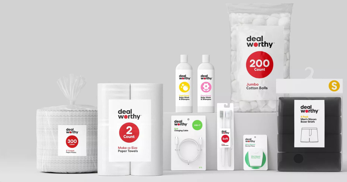 Target Introduces New Brand, Dealworthy, Featuring Low Prices on Everyday Basics image