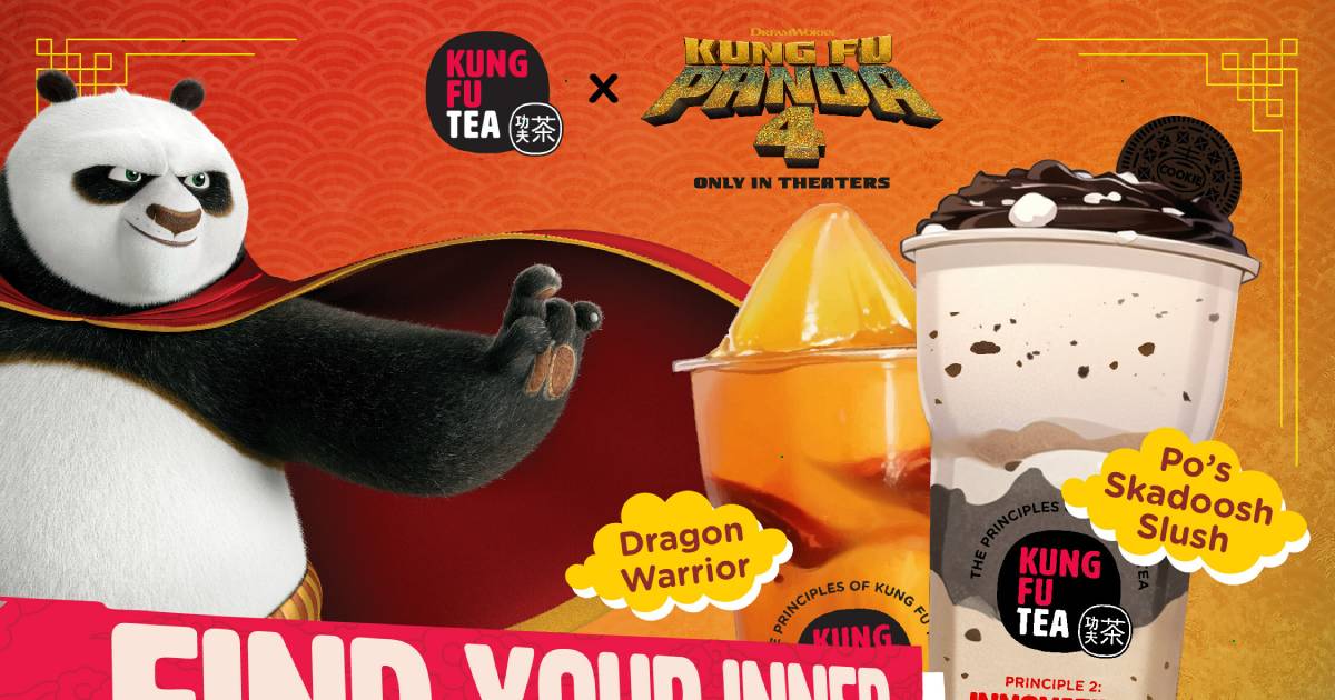 Kung Fu Tea Partners with DreamWorks Animation for Kung Fu Panda 4, in Theaters March 8 image