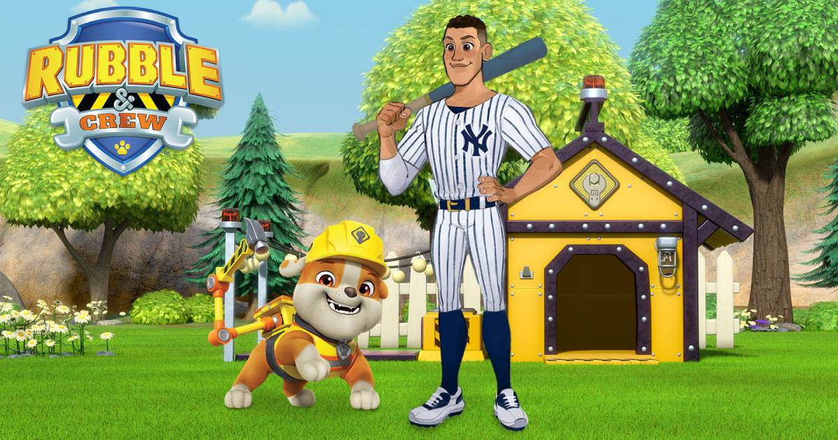 PAW Patrol Spin-off Rubble & Crew Drafts New York Yankees’ Aaron Judge for Upcoming Episode image