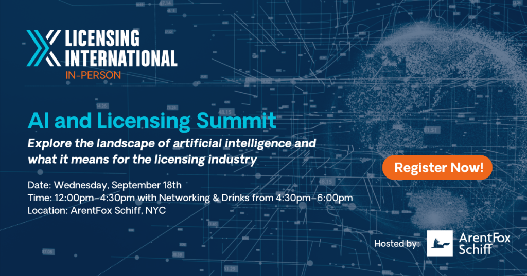 AI & Licensing Summit 2024 event image