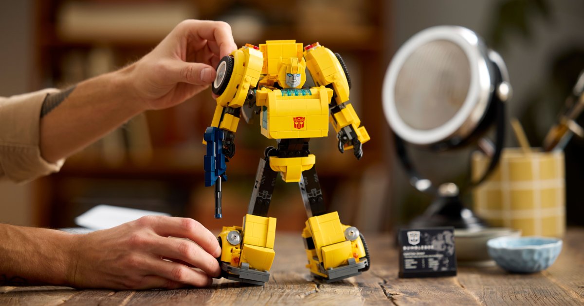Introducing LEGO® Icons Transformers Bumblebee Set: A New Era of Buildable Robotic Adventure image