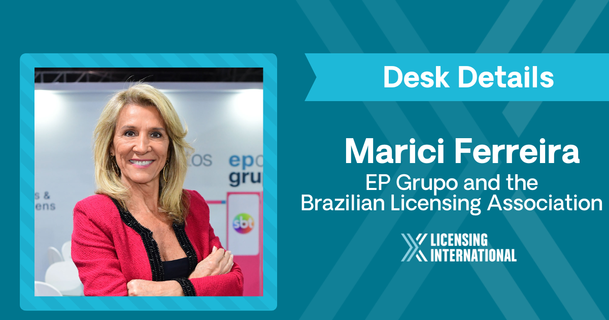 Desk Details: Marici Ferreira, CEO of EP Grupo and President of the Brazilian Licensing Association image