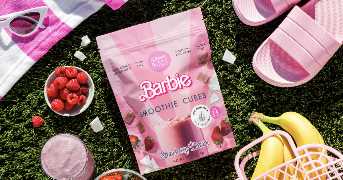 Smoothie Brand Bumpin Brands Releases Barbie Drink image