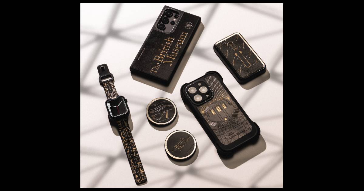 CASETiFY’s First Ever Collaboration with the British Museum Shines in Gold & Black image