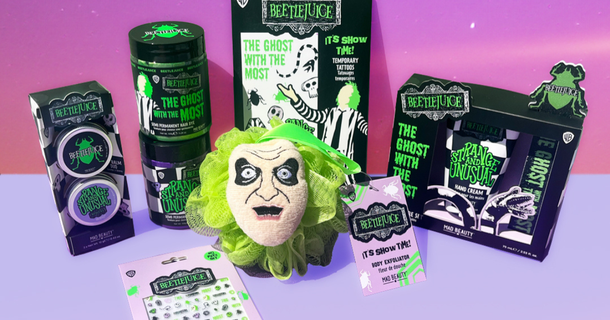 Mad Beauty Unveils the Magic of Their Beetlejuice Inspired Gift Collection Launching at HMV image