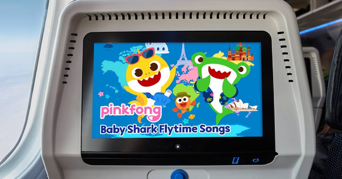 Baby Shark Takes to the Sky with Inflight Entertainment Deal with Anuvu image