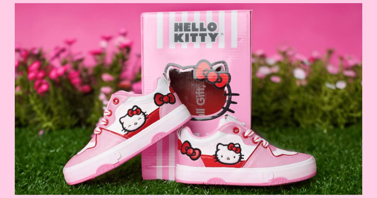 Ground Up Celebrates 50th Anniversary of Hello Kitty with New Sneaker Collection at Kids Foot Locker Licensing International