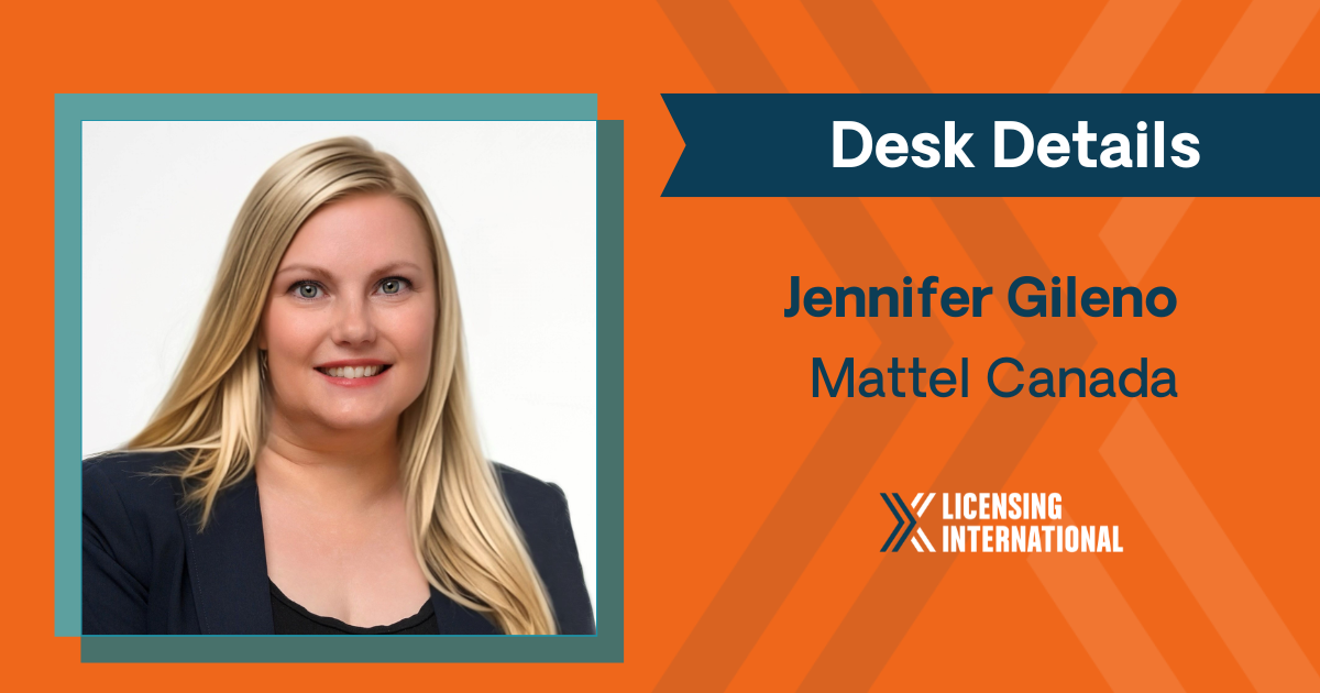 Desk Details: Jennifer Gileno, Head of Licensing and Retail Development for Mattel Canada image