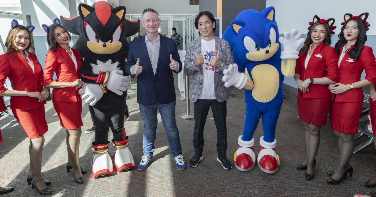 AirAsia Celebrates Guests Onboard AirAsia X SEGA Sonic The Hedgehog ...