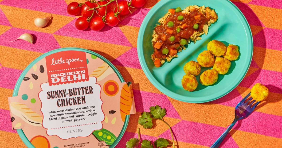 Little Spoon Partners With Brooklyn Delhi To Launch Kid-Friendly Sunny-Butter Chicken Plate image