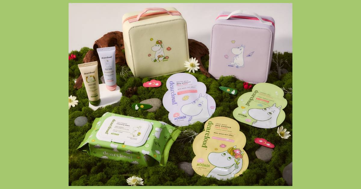 Moomin Partners with Next Generation Beauty Company Dearcloud to Release Collection of Premium Skincare and Beauty Accessories image