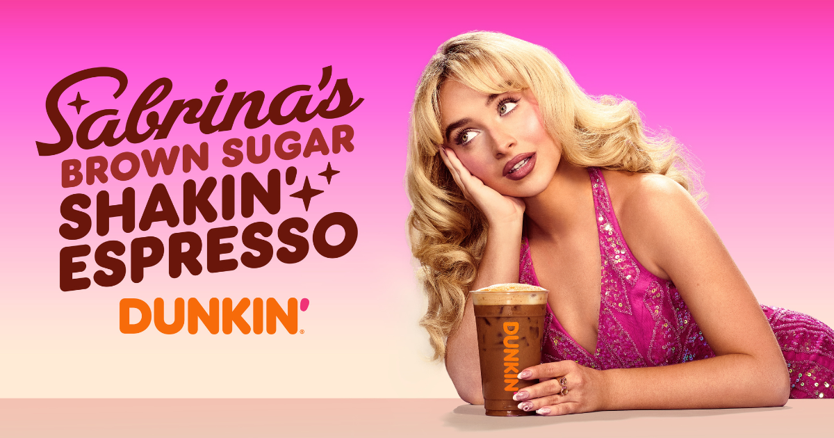 Dunkin’ and Sabrina Carpenter Shake Up the New Year With “Sabrina’s Brown Sugar Shakin’ Espresso” image